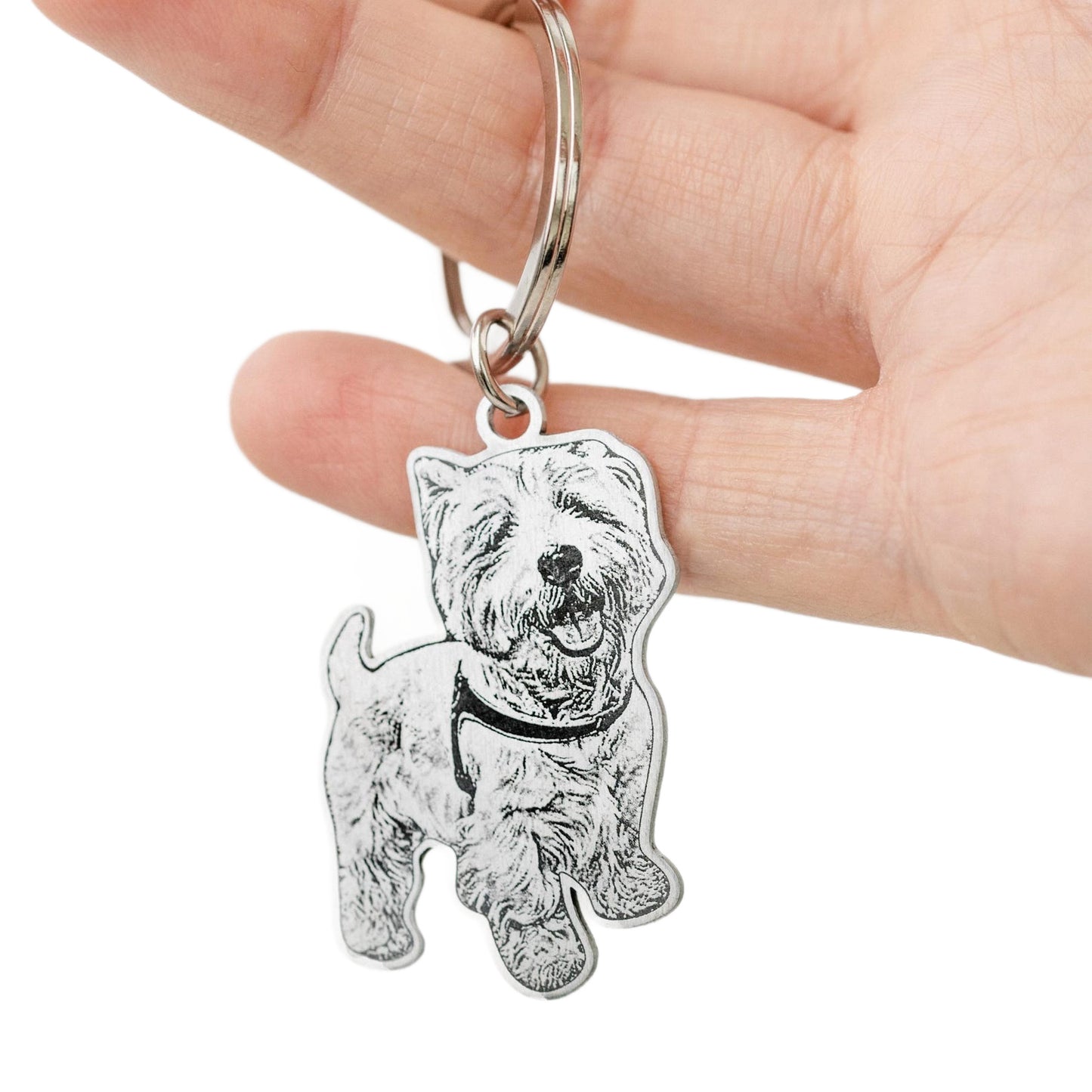 Engraved Pet Keychain