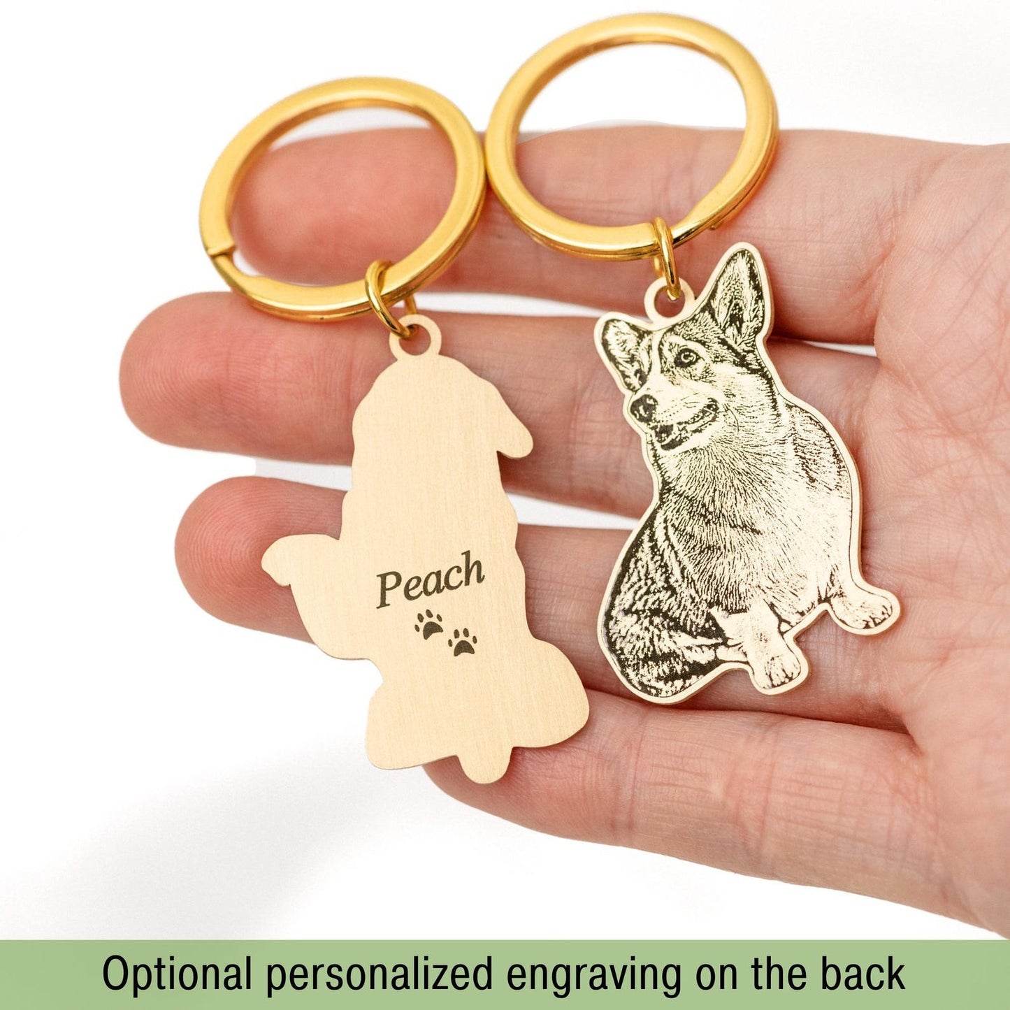Engraved Pet Keychain