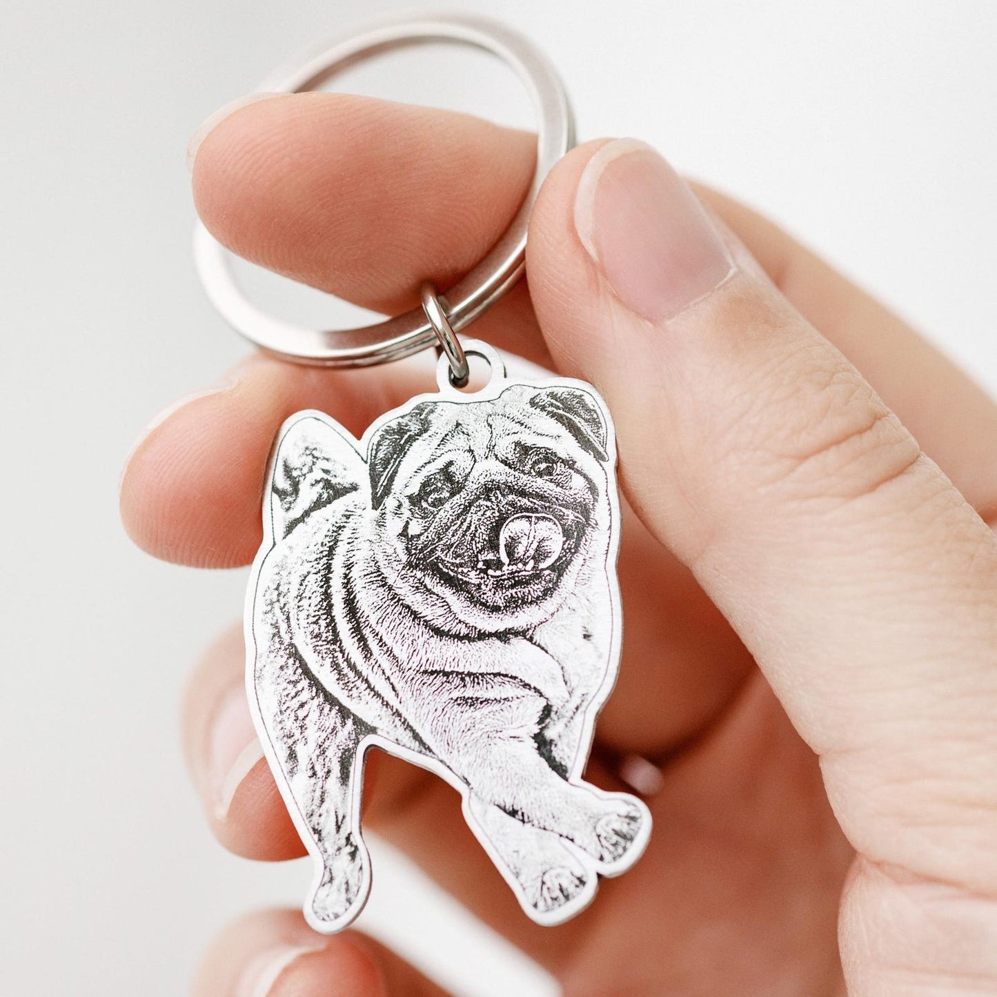 Engraved Pet Keychain